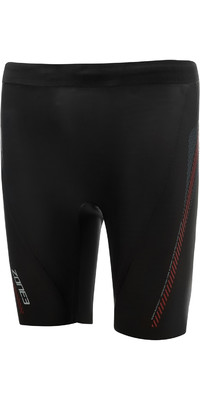 2024 Zone3 Premium Aerodome Elite 5/3mm Neoprene Buoyancy Swim Shorts NA18MBSP101 - Black / Red